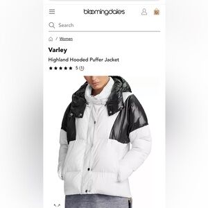 Varley Highland Puffer Coat Jacket